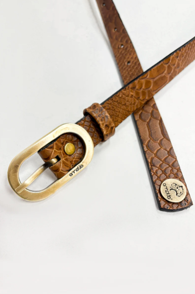 CINTURON CROCO DELGADO  A5185